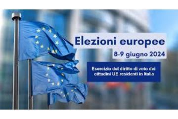 Voto dei cittadini comunitari in occasione delle Elezioni europee e comunali del 8 - 9 giugno 2024